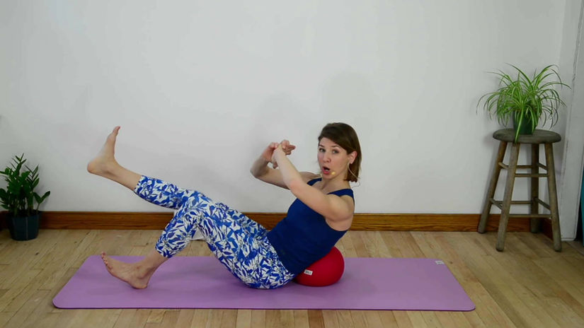 Mat Pilates Express with a Ball